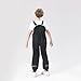 Waterproof Boys' Overalls,Stay Dry and Stylish with Rain Pant with Adjustable Straps, Handy Pockets, and Reflective Safety Strips for Boys Size M Approx 110cm Height