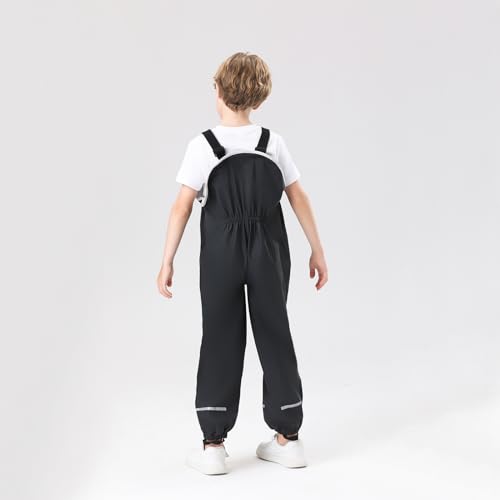 Image of Kids Unisex Rain Pants, Green, Size 2-9 Years