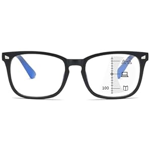 Abetos Retro Okulary Progresywne z Filtracją Niebieskiego Światła