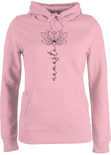 Pullover Damen Hoodie Frauen - und Wellness - Namaste Lotusblüte I...