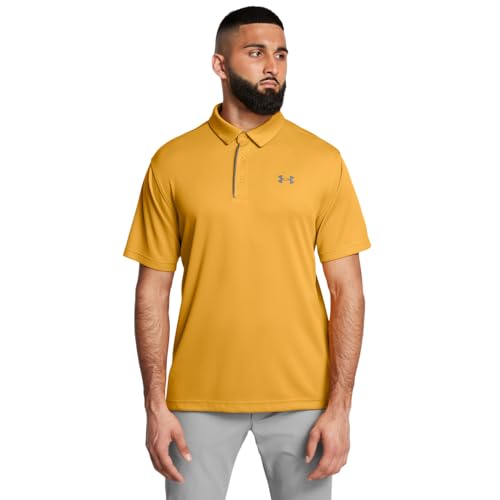 Image of Under Armour Men's Polyester Solid Tech Polo | T-Shirt | 1290140-001