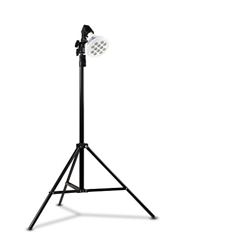 Preisvergleich Produktbild eSmart Germany Pflanzenlampe / LED Pflanzenlicht / Pflanzenleuchte / Wachstumslampe für Hauspflanzen Wasserpflanzen / (Leila 12 W + Stativ)