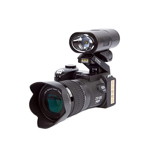 cámara Cámara Digital DSLR D7300 33Million Pixel Auto Focus Cámara de Video SLR Profesional Zoom óptico 24X Lente 3 HD con trípode cámara Digital (Size : with 64G SD Card, Color : D7300 EU)