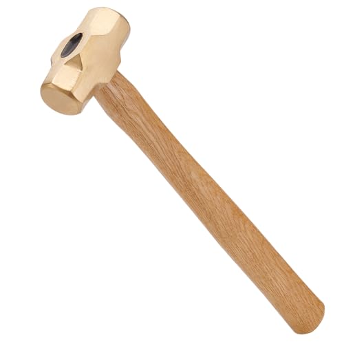 BENECREAT Messing Schmuckhammer Holzgriff