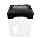 Firulab 2 Pcs Couverture supérieure de Parc pour Animaux de Compagnie,Housse de Parc Robuste pour Chien | Couvercle supérieur en Maille pour Parc de Jeu pour Chiot Lapin Lapin intérieur extérieur