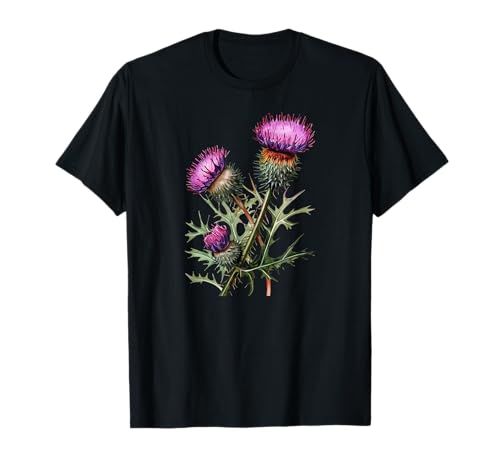 Scottish thistle flowers T-Shirt