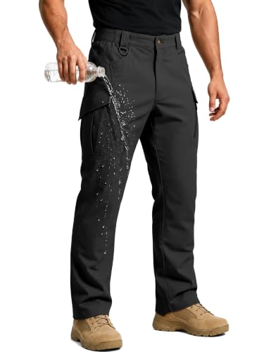 Men's Tactical Cargo Pants Stretch Ripstop Work Pants for Hiking, 9 Pockets