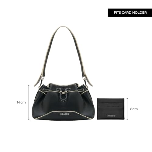 Image of Miraggio Lydia Shoulder Bag For Woman | Shoulder Bags For Women | Soft-Shine Handbag | Gift Items For Women
