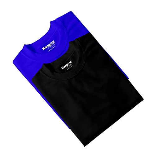 Image of Hangout Hub HH95 Tshirt for Womens | Regular Fit | Super Combed Cotton Women T-Shirt | Solid Plain Tees | Round Neck T Shirt | Half | Pack of 2 | 3 | 4 | 5 | 6