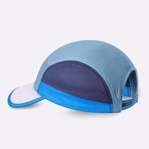 Boné para Corrida Hupi Run Cinza/azul, Cor: Cinza/azul, Tamanho: Unico