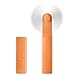Odoland Mini Ventilador de Mano USB Recargable Súper Ligero, Ventilador de Bolsillo 3 Velocidades 2000 mAh 12-20 Horas de Trabajo, Ventilador Personal para Oficina Escuela Hogar Viajes, Naranja