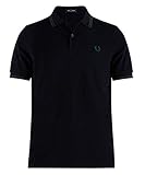 fred perry poloshirt schwarz Eng anliegende Passform Fred Perry Twin Tipped Polo