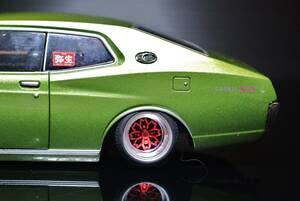 Amazon | 絶版モデルカスタム品国産名車 Vol,73 124 LAUREL HT 1972 