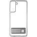 Samsung Galaxy S21 FE 5G Clear Phone Cover with Stand, Protective Case, Shockproof Smartphone Protector, Adjustable View Angle, US Version, Transparent