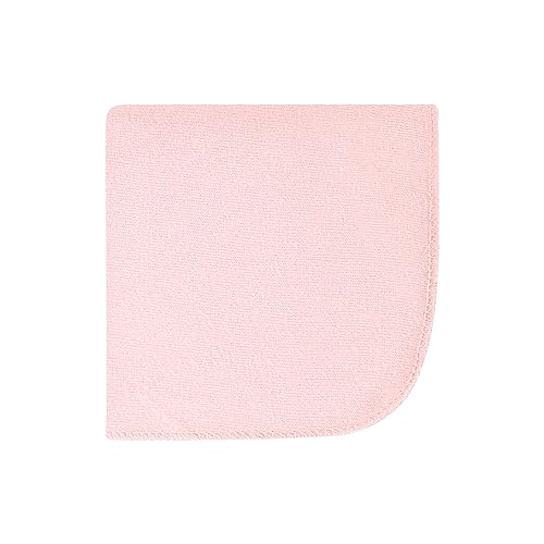 Image of Hudson Baby Unisex Baby Flannel Cotton Poly Washcloths, Wild Forest Pink 10-Pack, One Size