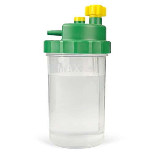 Oxygen Humidifier Bottle for Oxygen Concentrator and Oxygen Cylinder Regulators