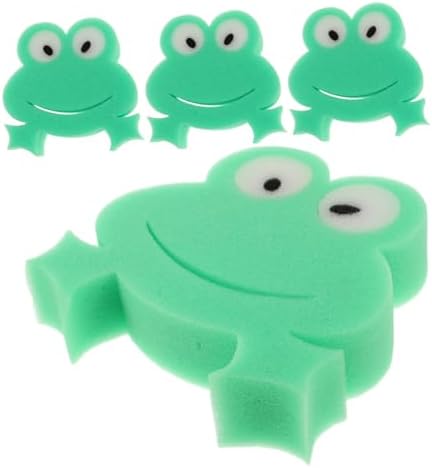 6 Stück Spülschwämme Mit Frosch-Design – Temperaturgesteuert, Kratzsicher | Für Geschirr & Empfindliche Oberflächen