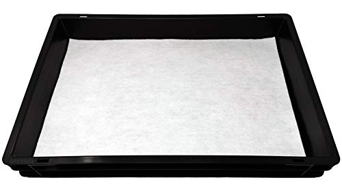 GREEN24 Wasser-Wanne Gärtner PRO KGT-KM inkl. passender Bewässerungs - Kapillarmatte für Gitterplatten, Töpfe, Hydroponic, Kapillar-Systeme, wasserdichter Stabiler Kunststoff-Kasten