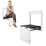 Taburete Plegable De Pared Resistente Ahorrador De Espacio,One Size