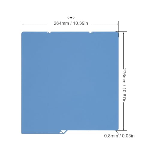 Plaque de construction d'imprimante 3D S1 double face PLA PETG