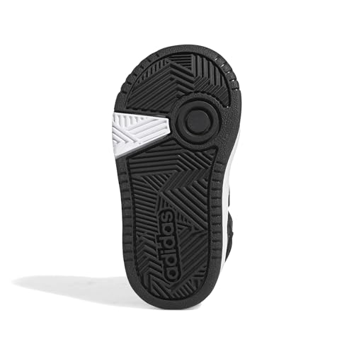 adidas Toddler Hoops 3.0 Mid Core Black/White/Grey Six 8.5K4