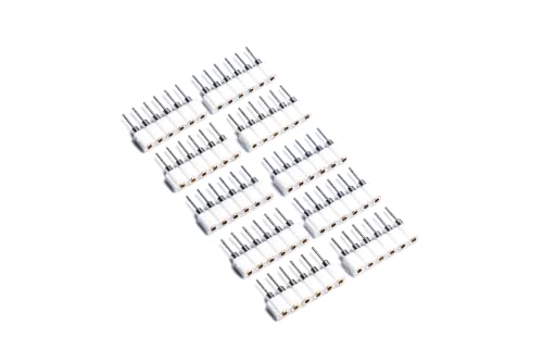Image of Cable Extensions & Connectors for Nanoleaf Essentials | 6-Pin to Cut-End Connector - Solder-On (10 Pack, White)