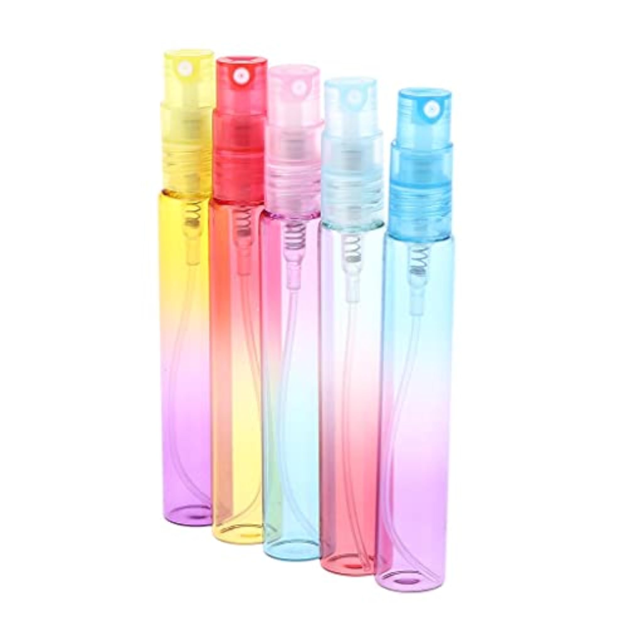6x5x Empty 4/8mL Refillable Perfume Bottles, Glass Vials