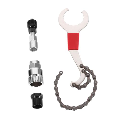 Outils de réparation VTT et extracteur de boîtier de pédalier avec clé démonte-manivelle 4 pièces