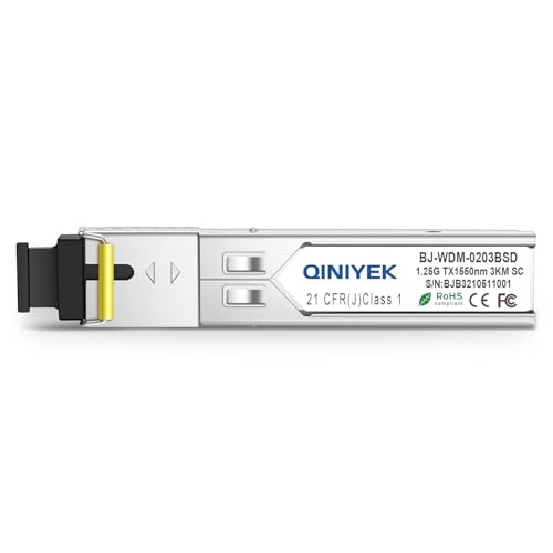 Image of 1 Pair simplex SC Module 3KM, 1.25G Single-Mode Fiber Connector, SFP-WDM-SM 1000BASE BiDi 1310nm /1550nm SFP Transceiver Module
