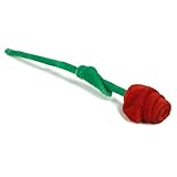 Valentines Bendable Plush Roses (12 per order)