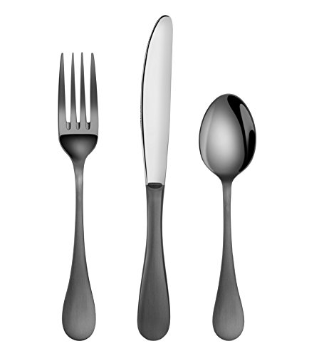 Artaste56914rain1810stainlesssteelflatware36piecesetblackfinishedservicefor12 Urban Country Home Decor Artaste 56914 rain 1810 stainless steel flatware 36 piece set black finished service for 12 urban country home decor