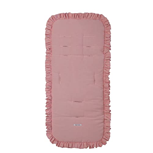 Universal-Kinderwagen-Matratze, Unisex, handgefertigt, Kollektion Rosa und DinDIN Cover