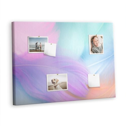 Tableau en liège pour organisation bureau cuisine déco plumes
