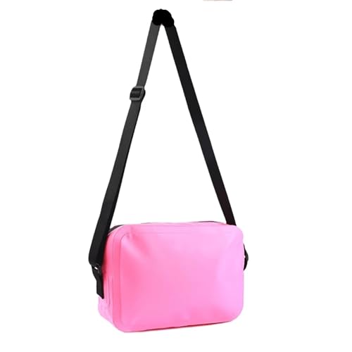 MKLHAVB Bolsa Estanca Bolsa de natación portátil e Impermeable PVC for Playa, Ideal for Actividades al Aire Libre, río, Senderismo, navegación, Buceo, teléfono, Viajes, Paquete Divertido(Pink)