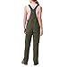 Dickies womens Women's Relaxed Fit Overalls Bib Shortalls, Rinsed Moss Green, Medium US