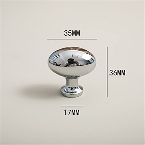 Bouton en laiton massif argenté pour donner un style luxe à vos commodes - 3