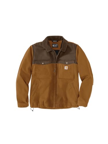 Image of Carhartt Mens Montana Rugged Flex Duck Relaxed Fit Insulated Jacket