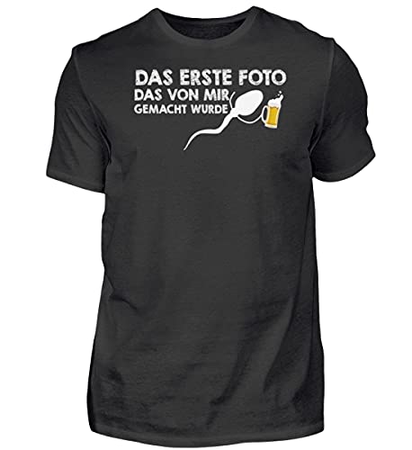 T-Shirt Biertrinker Noir Medium pour Homme - Haut de Gamme par Mir