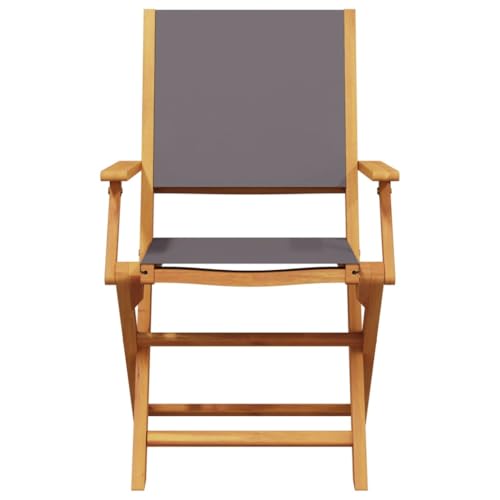 Ensemble de bistro gain de place anthracite table et 2 chaises pour petits balcons