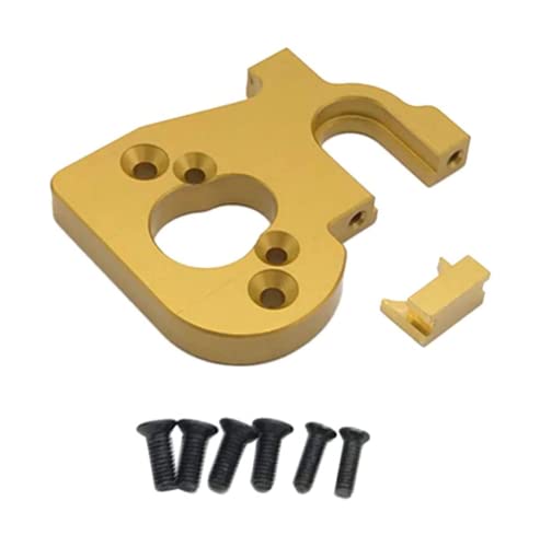 Aluminum Motor Mount Seat Holder For Rc Hobby 1/14 Wltoys 144001 Buggy Upgrades Parts (Yellow) #TOP4