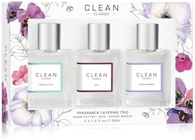 CLEAN CLASSIC Fragrance Discovery Gift Set, Travel Mini Size, Layerable Perfume for Everyday Wear, Long Lasting, Vegan, Phthalate-Free & Paraben-Free