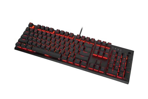Teclado Mecânico Gamer Corsair K60 PRO - Switch Cherry MV, ABNT2, LED Vermelho, Preto - CH-910D029-B