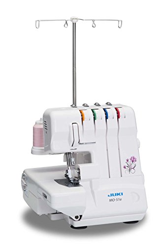 Juki MO-51E, 2-Needle, 3/4 Thread Overlock with Automatic Rolled Hemming and Differential Feed