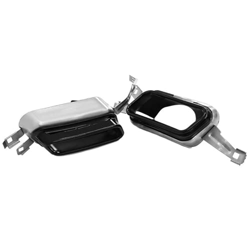 Embout silencieux d'échappement premium en acier inox noir pour Série 7 F01 2009-2014