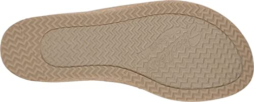 Skechers Women's Arch Fit Beverlee Wedge Sandal Black 10 B - Medium