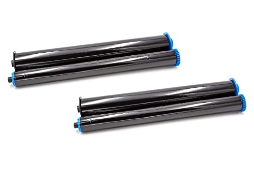 vhbw pellicola termica (confezione da 2) compatibile con EGT Galeo 4010, 4200, 4200 Series fax, stampante - Rotolo termico compatibile, 30m senza chip