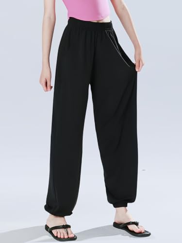 Enfants Chéris Girls Summer Baggy Harem Pants with Pockets Lightweight Quick Dry Sweatpants3