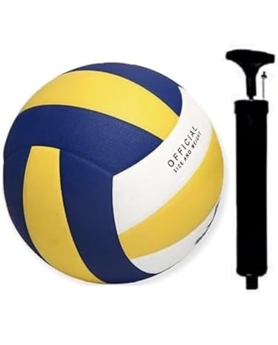 Image of Match Quality vollyball PU Rubber Material Long Lasting performnce Indoor Outdoor use Durable vollyball Waterproof Heavy Duty