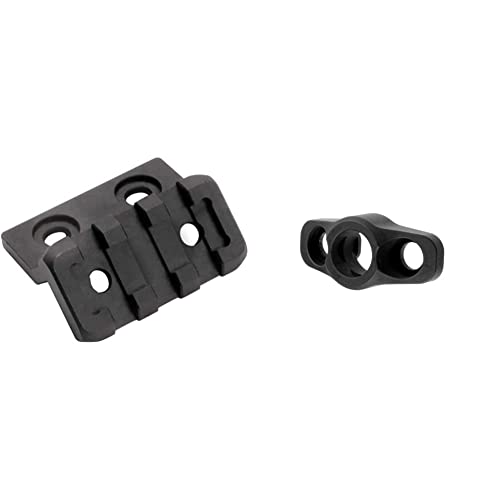 Magpul M-Lok Offset Light/Optic Picatinny Rail Mount, Aluminum & Industries Sling Attachment Fits M-Lok, Black, 1 #TOP22