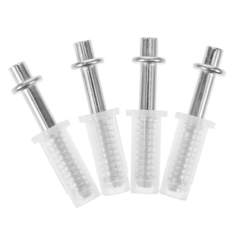 Kit de 4 piezas de pivotes superiores para puertas bifold, herrajes metálicos para puertas corredizas de clóset, soportes suaves para fácil instalación y uso pesado miniatura 1